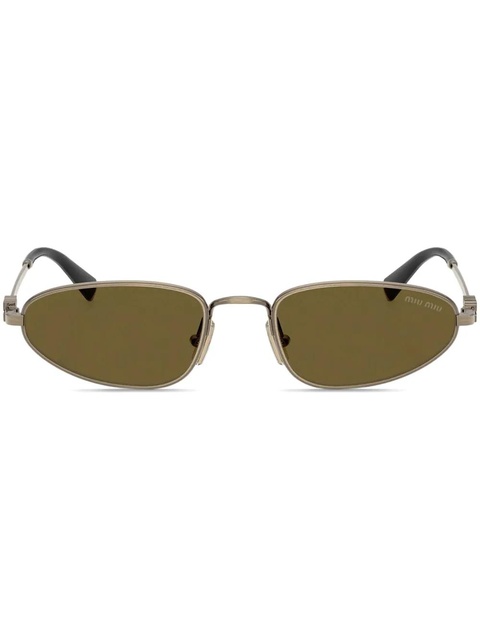 Miu Miu Eyewear Runway sunglasses - Gold - zdjęcie produktu nr 1