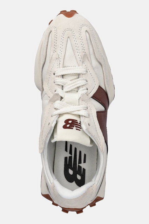 New Balance sneakersy skórzane 327 kolor beżowy U327WKM - zdjęcie produktu nr 2