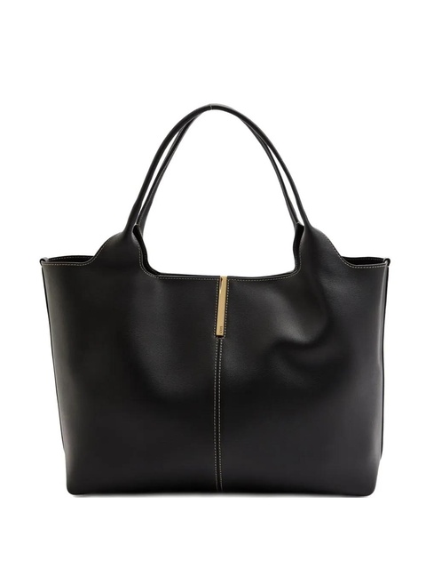 Tod's medium leather tote bag - Black - zdjęcie produktu nr 2