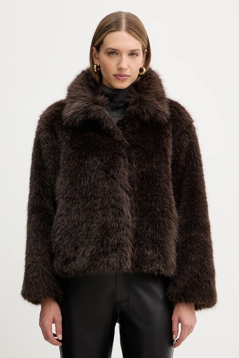 Weekend Max Mara kurtka BRENTA kolor brązowy przejściowa 2525086013600 - zdjęcie produktu nr 1