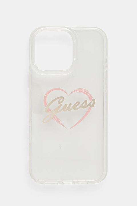 Guess etui na telefon iPhone 16 Pro Max 6.9" kolor transparentny GUHCP16XHCHGSPT - zdjęcie produktu nr 1