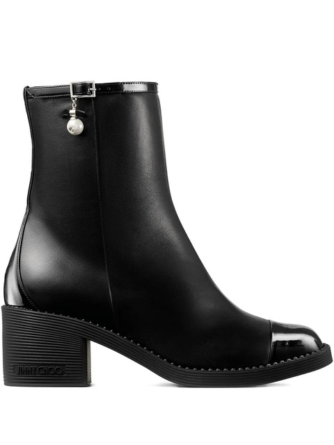 Jimmy Choo 60mm Adry leather boots - Black - zdjęcie produktu nr 1
