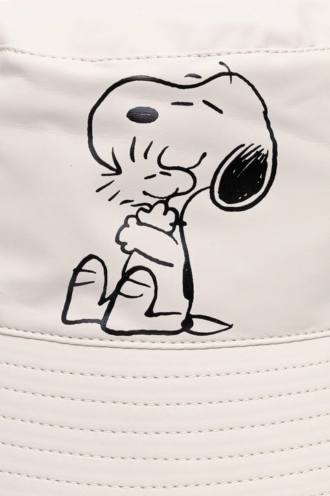 Coccinelle kapelusz PEANUTS kolor beżowy E7.T1E.50.01.01 - zdjęcie produktu nr 2
