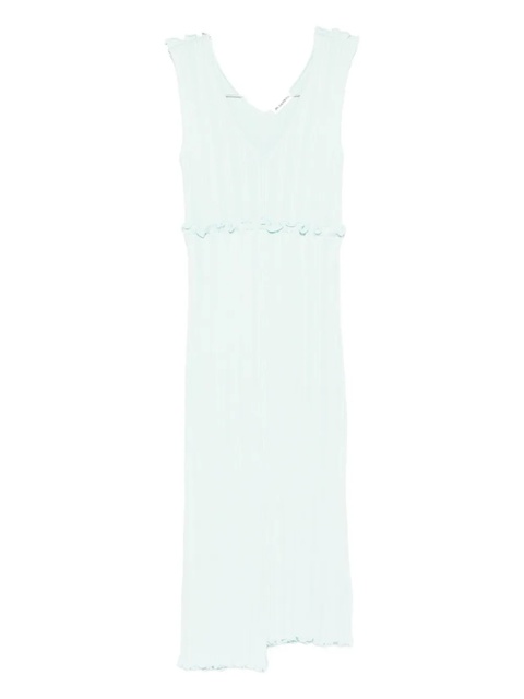 Jil Sander asymmetric midi dress - Blue - zdjęcie produktu nr 1