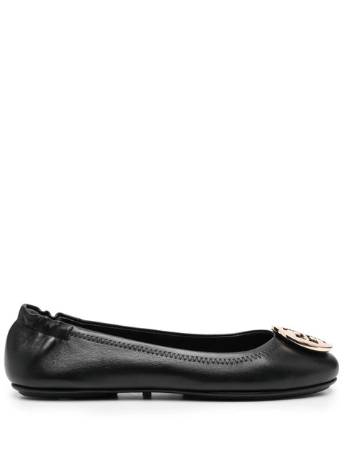 Tory Burch Minnie travel ballerina shoes - Black - zdjęcie produktu nr 1