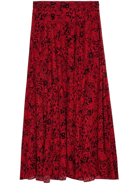 Zadig&Voltaire Joyo soft skirt - Red - zdjęcie produktu nr 1