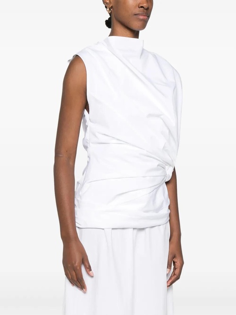 Jil Sander poplin top - White - zdjęcie produktu nr 2