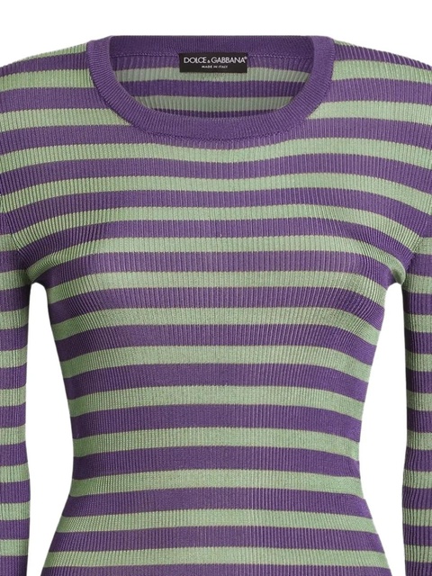 Dolce & Gabbana striped sweater - Green - zdjęcie produktu nr 2
