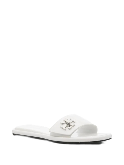 Tory Burch logo-plaque sandals - White - zdjęcie produktu nr 1