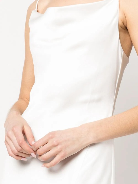 Simkhai Finley crepe satin gown - White - zdjęcie produktu nr 2