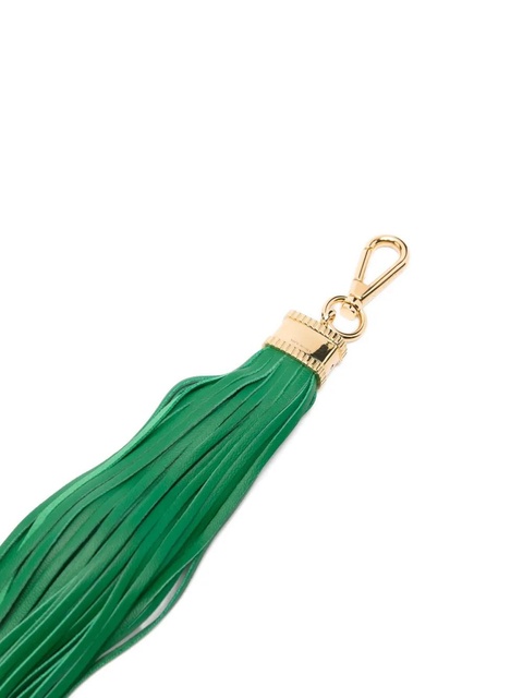 Alexander McQueen leather tassel keyring - Green - zdjęcie produktu nr 2
