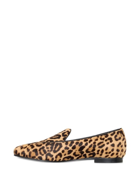 Aquazzura leopard-print loafers - Neutrals - zdjęcie produktu nr 1