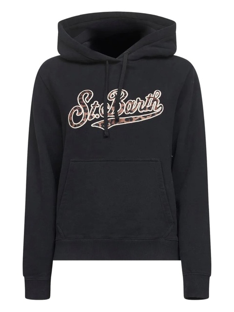 MC2 Saint Barth drawstring kangaroo pocket sweater - Blue - zdjęcie produktu nr 2