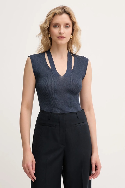 MAX&Co. top damskie kolor granatowy 2526366021200 - zdjęcie produktu nr 1