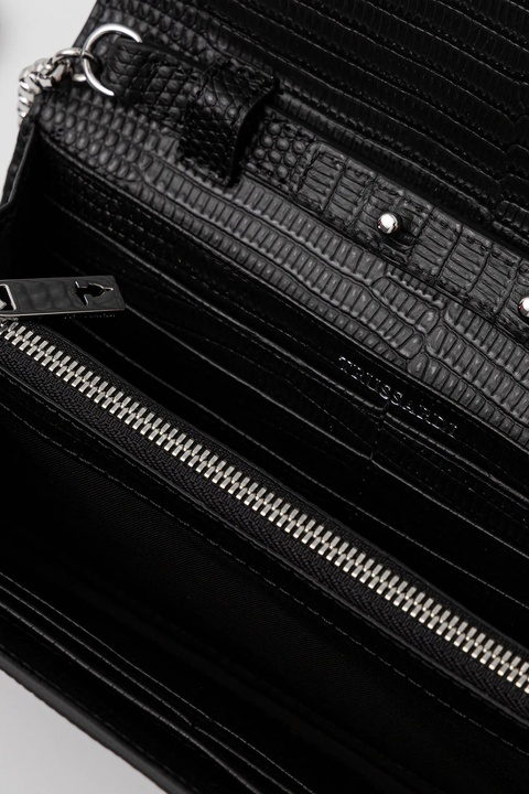 Trussardi portfel skórzany damski kolor czarny I618E200079N - zdjęcie produktu nr 2