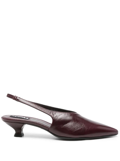 ALOHAS 40mm slingback pointed-toe heeled pumps - Red - zdjęcie produktu nr 1