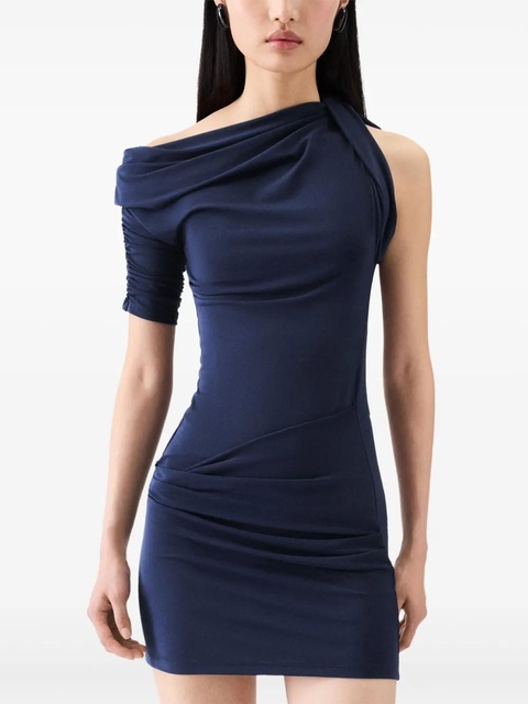 Jacquemus one-shoulder mini dress - Blue - zdjęcie produktu nr 2