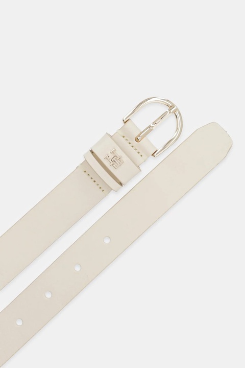 Tommy Hilfiger pasek skórzany damski kolor beżowy AW0AW16836 - zdjęcie produktu nr 2