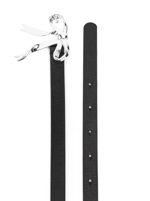 Maje bow-detail leather belt - Black - zdjęcie produktu nr 2