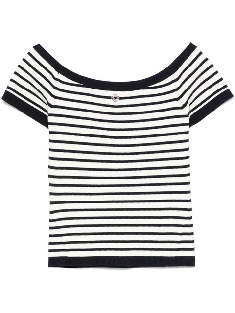 Maje striped top - White - zdjęcie produktu nr 1