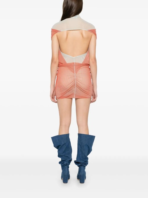 Jean Paul Gaultier mesh mini dress - Orange - zdjęcie produktu nr 2