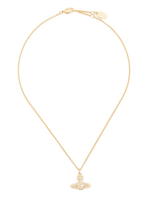 Vivienne Westwood crystal-embellished orb necklace - Gold - zdjęcie produktu nr 1
