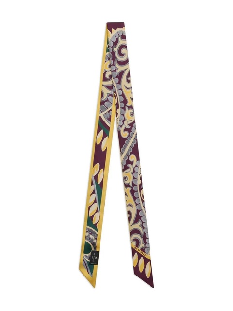 ETRO paisley floral silk scarf - Red - zdjęcie produktu nr 1