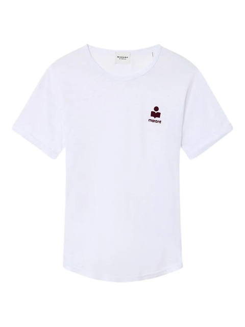 MARANT ÉTOILE Koldia logo T-shirt - White - zdjęcie produktu nr 1