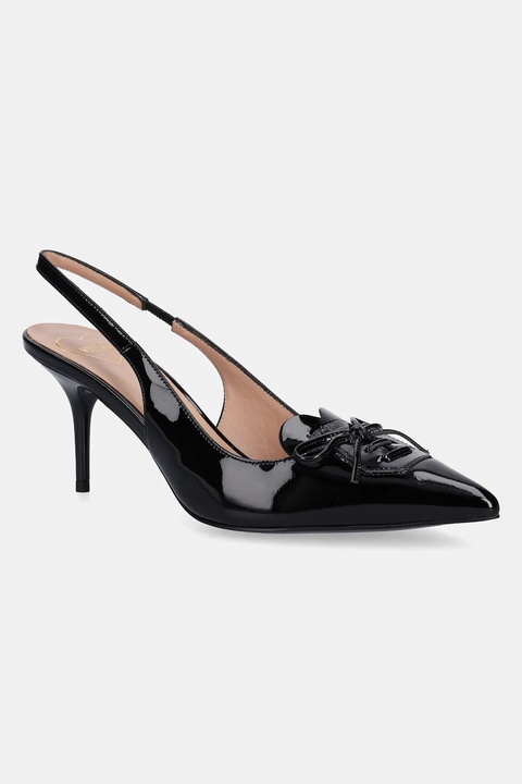 Love Moschino szpilki skórzane kolor czarny JA10517G0NIH0000 - zdjęcie produktu nr 2