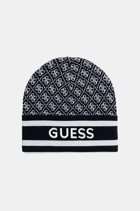 Guess czapka SEVYN kolor granatowy W4BZ21 Z3JD2 - zdjęcie produktu nr 1