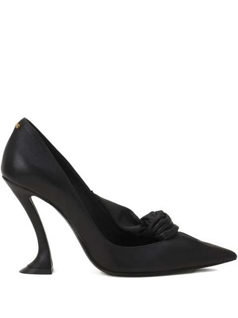 Lanvin 100mm bow pumps - Black - zdjęcie produktu nr 2