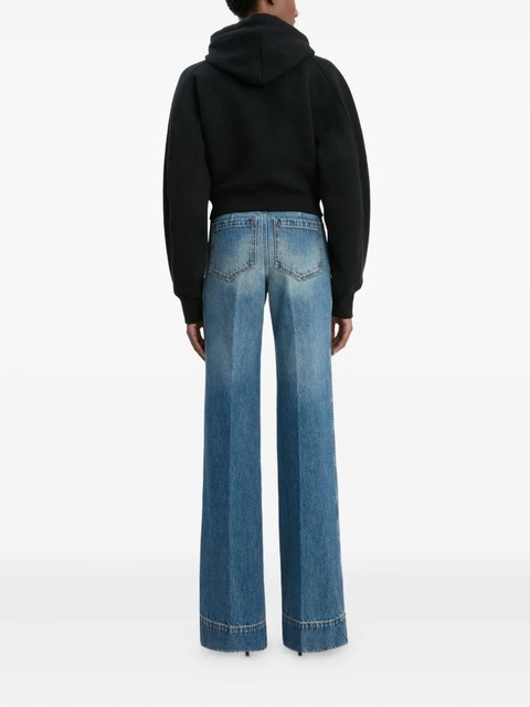 Victoria Beckham raglan-sleeve hoodie - Black - zdjęcie produktu nr 2
