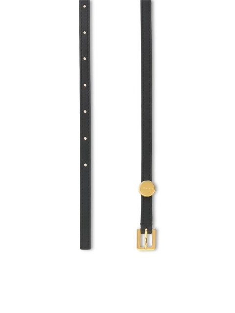 Marni buckled leather belt - 00N99 BLACK - zdjęcie produktu nr 2