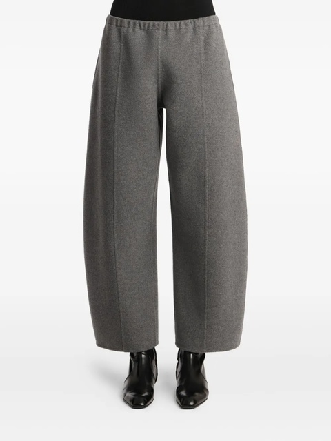 KHAITE elastic-waist panelled trousers - Grey - zdjęcie produktu nr 1