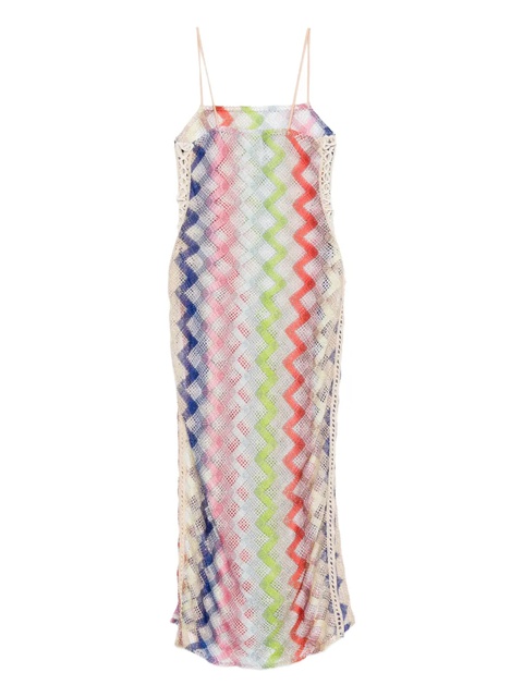 Missoni zig-zag knit beach dress - Pink - zdjęcie produktu nr 2