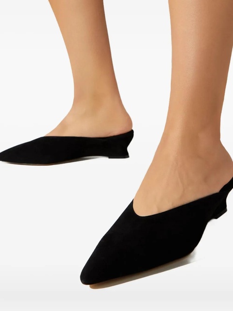 Le Monde Beryl 40mm Victoria Micro wedge-heel mules - Black - zdjęcie produktu nr 2