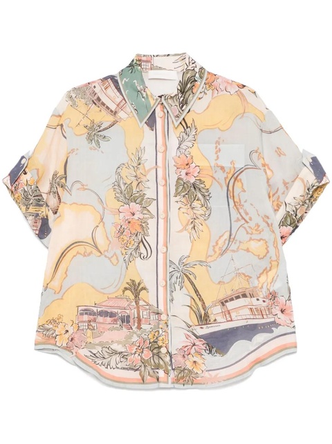 ZIMMERMANN Tallow shirt - Blue - zdjęcie produktu nr 1