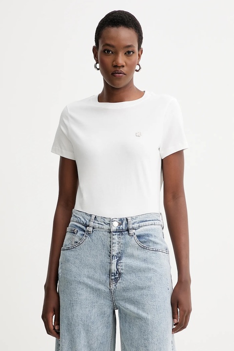 Kenzo t-shirt bawełniany damski kolor biały FF62TS2584SO - zdjęcie produktu nr 1