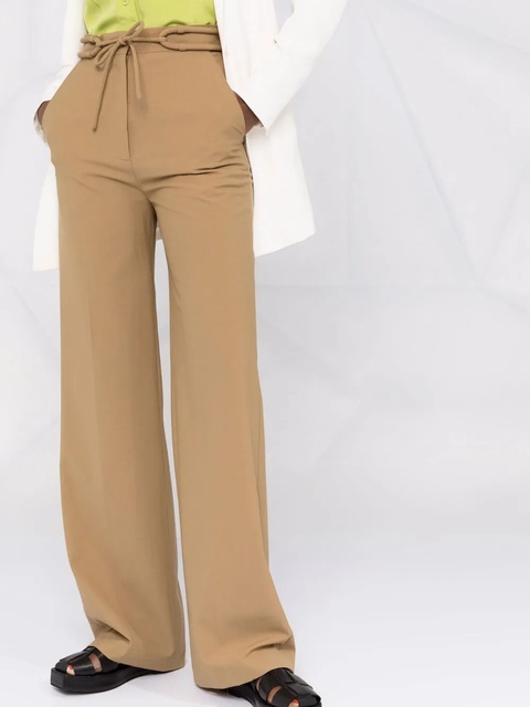 Nanushka tie-waist wide-leg trousers - Neutrals - zdjęcie produktu nr 2