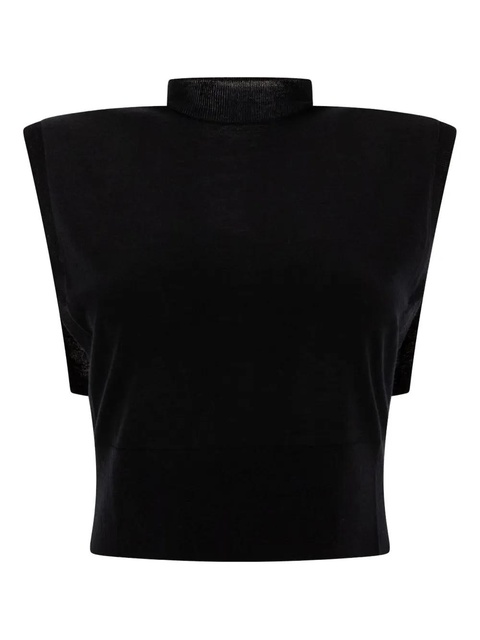 Max Mara high-neck sleeveless top - Black - zdjęcie produktu nr 1