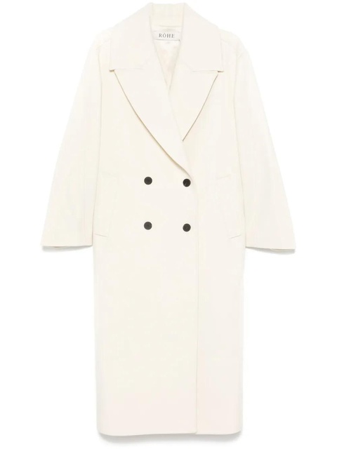 Róhe double-breasted coat - White - zdjęcie produktu nr 1
