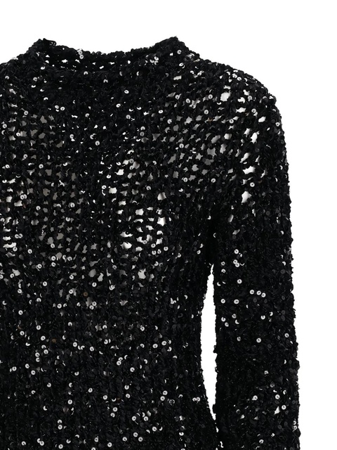Jil Sander sequin-embellishment sweater - Black - zdjęcie produktu nr 2