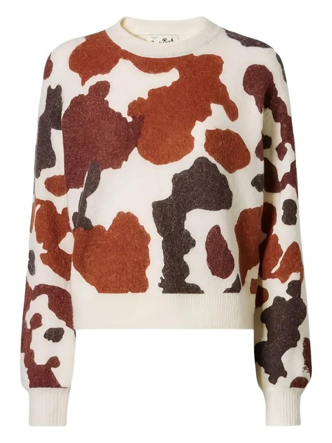 MC2 Saint Barth cow print sweater - Neutrals - zdjęcie produktu nr 2