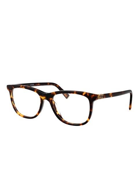 Miu Miu Eyewear tortoiseshell round-frame glasses - Brown - zdjęcie produktu nr 2