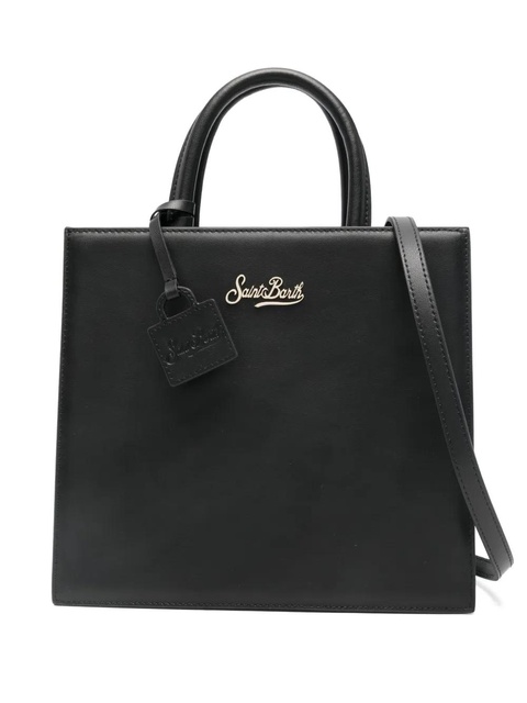 MC2 Saint Barth midi logo tote bag - Black - zdjęcie produktu nr 1