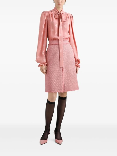 Dolce & Gabbana DNA front slit skirt - Pink - zdjęcie produktu nr 2