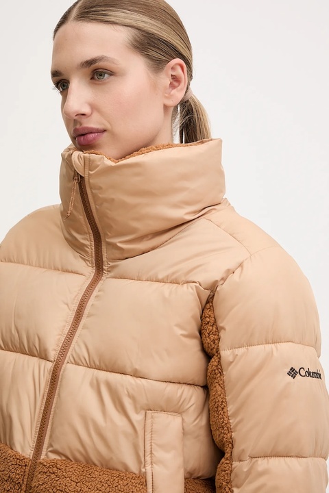 Columbia kurtka Leadbetter Point kolor brązowy zimowa 2085602 - zdjęcie produktu nr 1