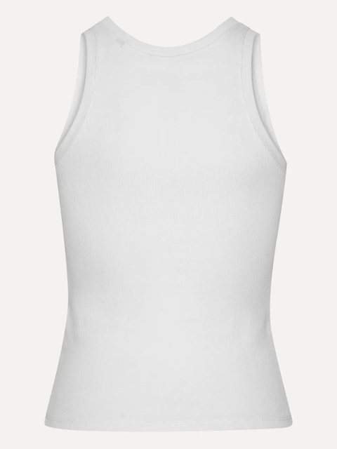 ROTATE BIRGER CHRISTENSEN ribbed scoop-neck tank top - White - zdjęcie produktu nr 2