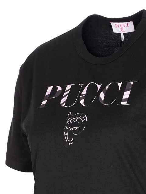 PUCCI logo graphic T-shirt - Black - zdjęcie produktu nr 2