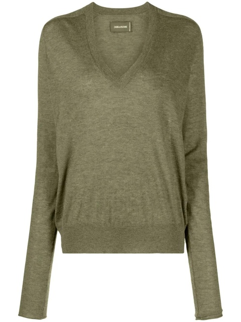 Zadig&Voltaire crew-neck cashmere jumper - Green - zdjęcie produktu nr 1
